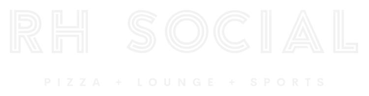 Rochester Hills Social (RH Social) Logo Pizza + Lounge + Brunch +Sports